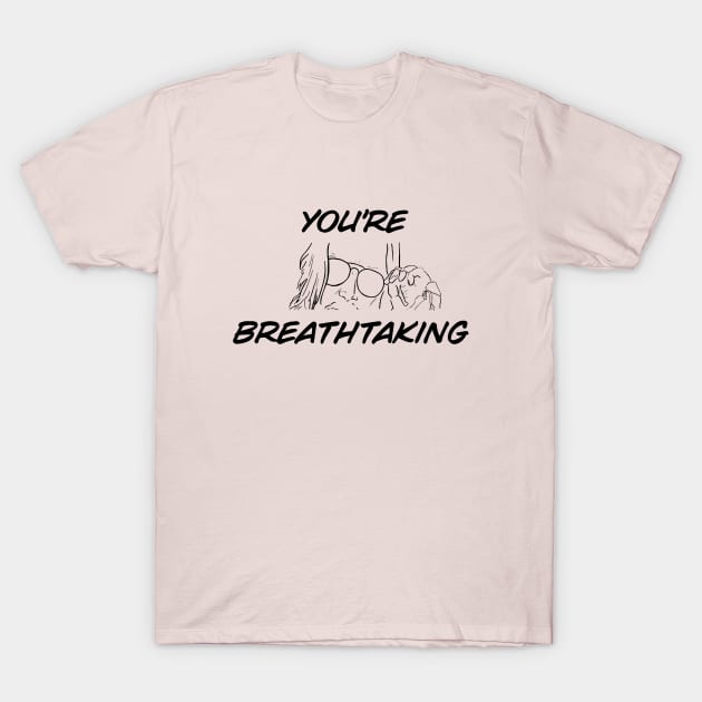 You Are Breathtaking Keanu Reeves T-Shirt by donnaprillyta